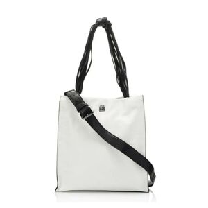 HEATHER'S CLOSET TERI NORTH/SOUTH SHOPPER W/FRINGE STRAPS COLOR WHITE